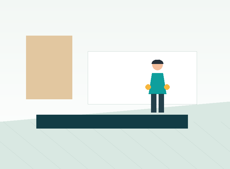 Move out cleaning in an empty room